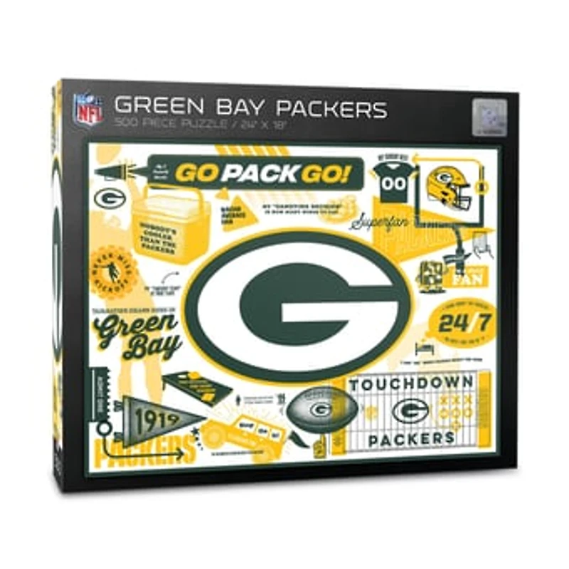 IDNA Green Bay Packers 500-Piece Scrapbook Puzzle