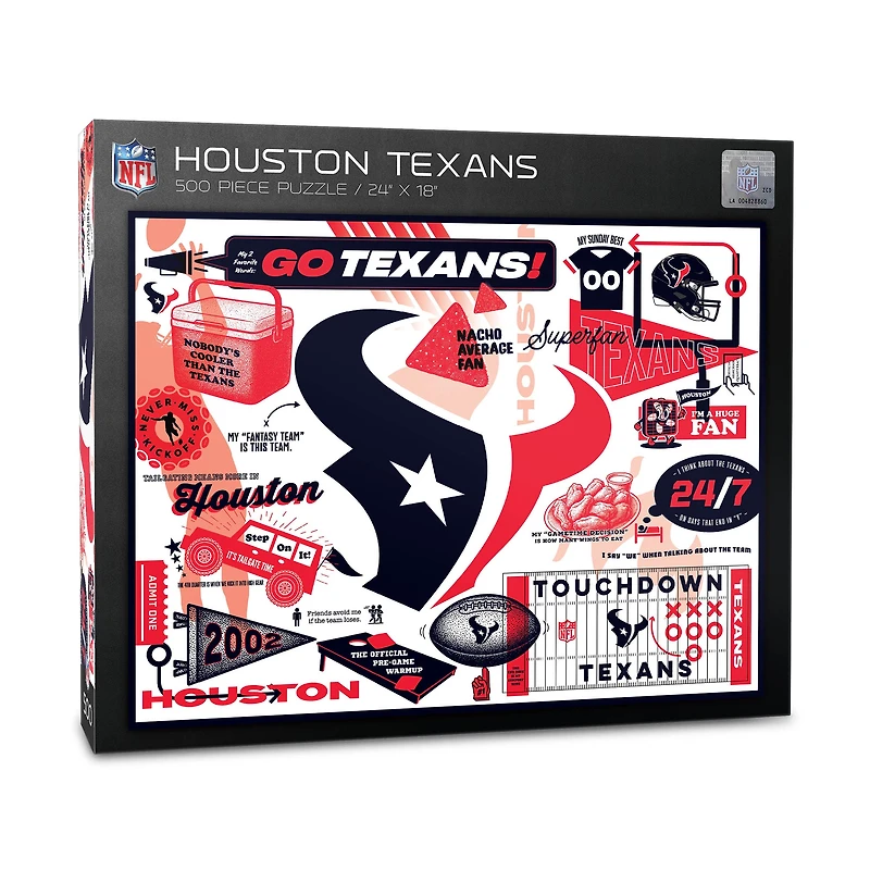 IDNA Houston Texans 500-Piece Scrapbook Puzzle
