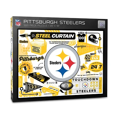 IDNA Pittsburgh Steelers 500-Piece Scrapbook Puzzle