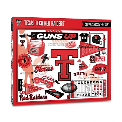 IDNA Texas Tech Red Raiders 500-Piece Scrapbook Puzzle