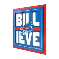 IDNA Buffalo Bills 12" x 12" Slogan Series 3D Wall Art