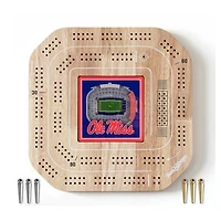 IDNA Ole Miss Rebels StadiumView Cribbage Game
