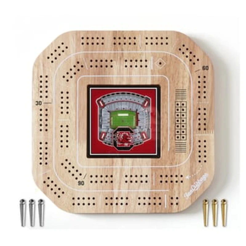 IDNA South Carolina Gamecocks StadiumView Cribbage Game
