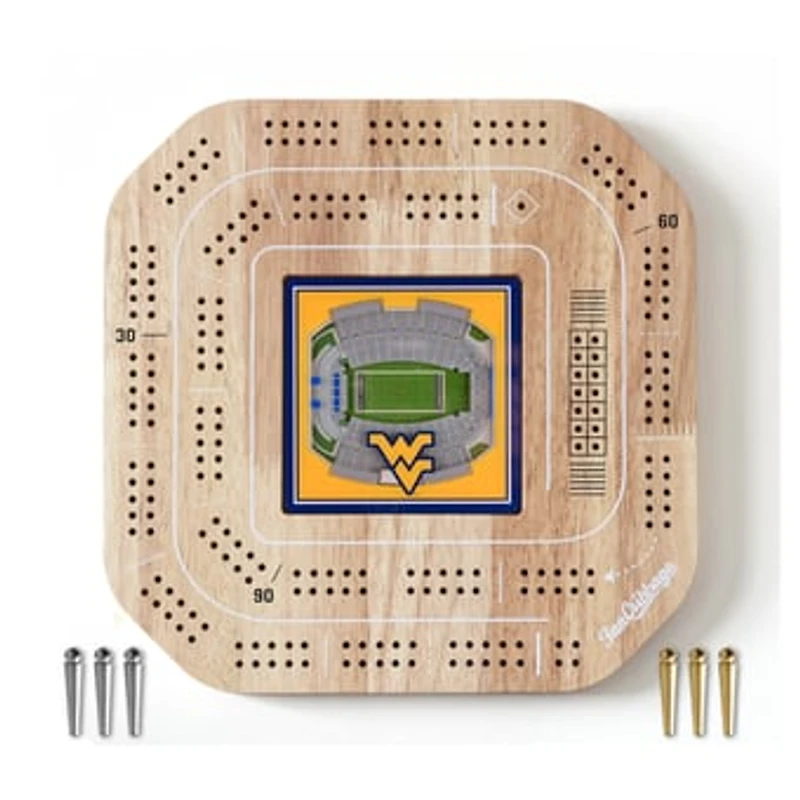 IDNA West Virginia Mountaineers StadiumView Cribbage Game