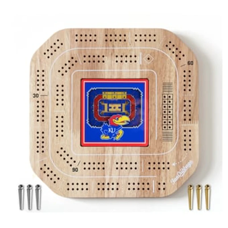 IDNA Kansas Jayhawks StadiumView Cribbage Game