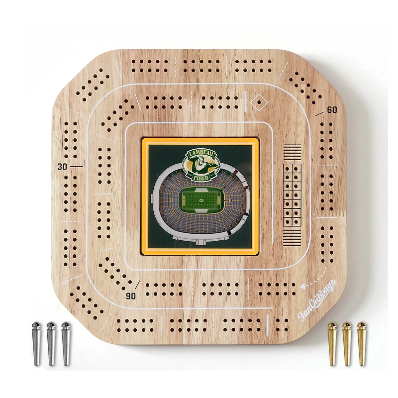 IDNA Green Bay Packers StadiumView Cribbage Game
