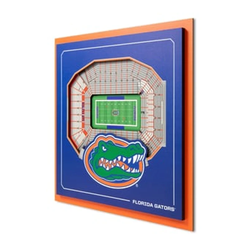 IDNA Florida Gators 12" x 12" Stadium Series 3D Wall Art