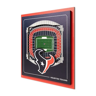 IDNA Houston Texans 12" x 12" Stadium Series 3D Wall Art