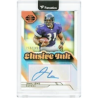 Jamal Lewis Baltimore Ravens Autographed 2022 Panini Illusions Elusive Ink #EI-JL #68/149 Card