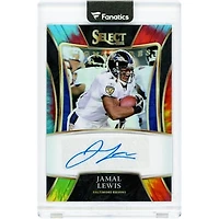 Jamal Lewis Baltimore Ravens Autographed 2021 Panini Select Tie-Dye Prizm Signatures #SSP-JLE #2/25 Card