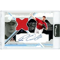 Roy Oswalt Houston Astros Autographed 2003 Upper Deck SPx Young Stars Game Used Jersey Relic #YS-RO #1107/1295 Card