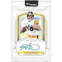 Hines Ward Pittsburgh Steelers Autographed 2024 Panini National Treasures Signatures #SIGS-HWD #91/99 Card