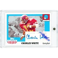 Charles White USC Trojans Autographed 2005 Topps All American #A-CW Card