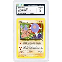 Hitmontop 2001 Pokemon Neo Discovery Holo Rare #3 CGC Authenticated 8 Card