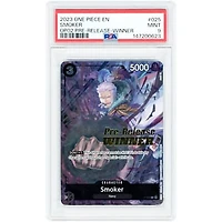 Smoker 2023 One Piece Pre-Release Winner Promo #P-025 PSA Authenticated 9 Card