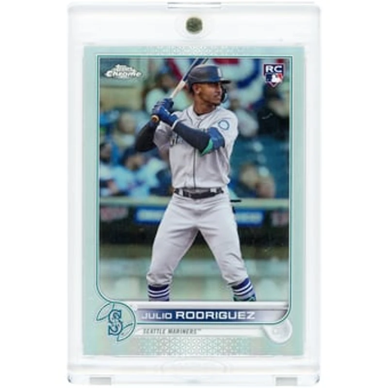 Julio Rodriguez Seattle Mariners 2022 Topps Chrome Refractor #222 Rookie Card