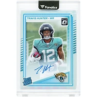Travis Hunter Jacksonville Jaguars Autographed 2025 Panini Donruss Optic Rated Rookie Holo #201 #21/199 Rookie Card