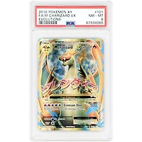 M Charizard EX 2016 Pokemon Evolutions Ultra Rare #101 PSA Authenticated 8 Card