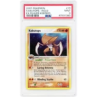Kabutops 2007 Pokemon EX Power Keepers Holo Rare #10 PSA Authenticated 9 Card