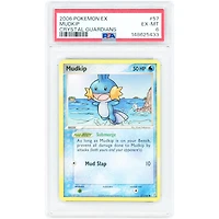 Mudkip 2006 Pokemon EX Crystal Guardians Common #57 PSA Authenticated 6 Card