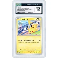 Pikachu 2024 Pokemon Scarlet & Violet Japanese Promo #197 CGC Authenticated 10 Card