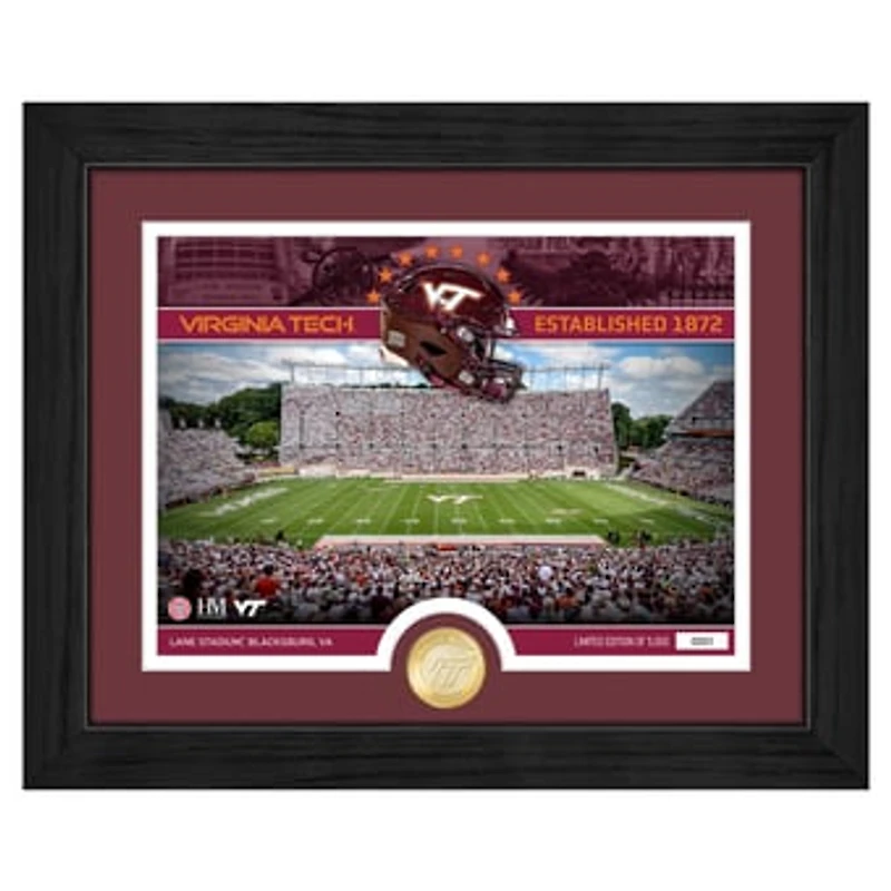 Highland Mint Virginia Tech Hokies Stadium Bronze Coin Photo Mint