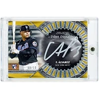 Francisco Alvarez New York Mets Autographed 2023 Topps Five Star Silver Signatures #SS-FA #8/10 Rookie Card