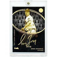Greg Maddux Atlanta Braves Autographed 2016 Topps The Mint Gold Ink #GEA-GM #25/40 Card