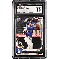 Shohei Ohtani Los Angeles Dodgers 2026 Topps Now Season-High 5 RBI in Huge in-state Rivalry Win #212 CGC Authenticated GEM MINT 10 Card