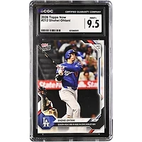 Shohei Ohtani Los Angeles Dodgers 2026 Topps Now Season-High 5 RBI in Huge in-state Rivalry Win #212 CGC Authenticated MINT+ 9.5 Card