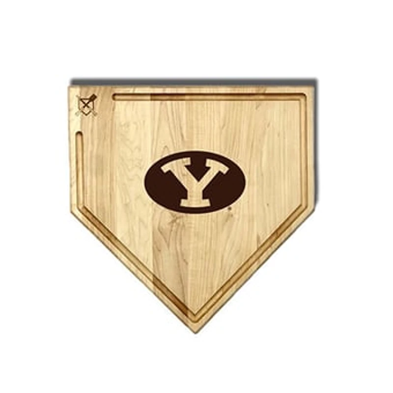 Jardine BYU Cougars Baseball BBQ 17" x 17" Home Plate Cutting Board with Trough