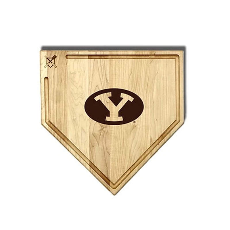 Jardine BYU Cougars Baseball BBQ 17" x 17" Home Plate Cutting Board with Trough