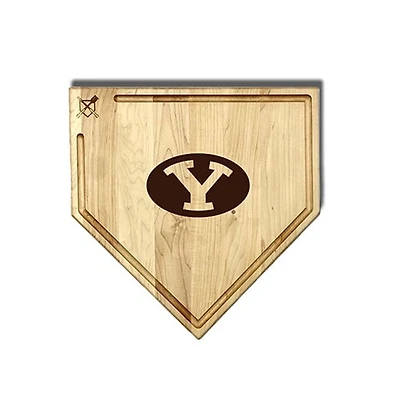 Jardine BYU Cougars Baseball BBQ 17" x 17" Home Plate Cutting Board with Trough