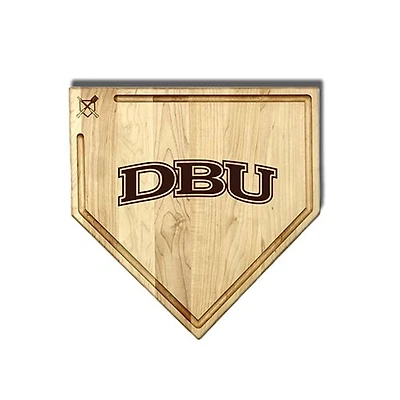 Jardine Dallas Baptist Patriots Baseball BBQ 17" x 17" Home Plate Cutting Board with Trough