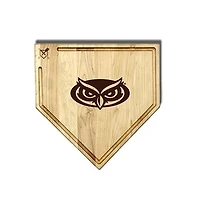 Jardine Florida Atlantic Owls Baseball BBQ 17" x 17" Home Plate Cutting Board with Trough