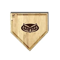 Jardine Florida Atlantic Owls Baseball BBQ 17" x 17" Home Plate Cutting Board with Trough