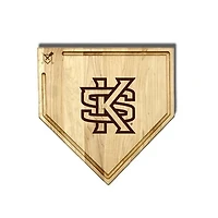 Jardine Kennesaw State Owls Baseball BBQ 17" x 17" Home Plate Cutting Board with Trough