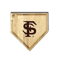 Jardine Florida State Seminoles Baseball BBQ 17" x 17" Home Plate Cutting Board with Trough