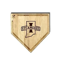 Jardine Indiana State Sycamores Baseball BBQ 17" x 17" Home Plate Cutting Board with Trough