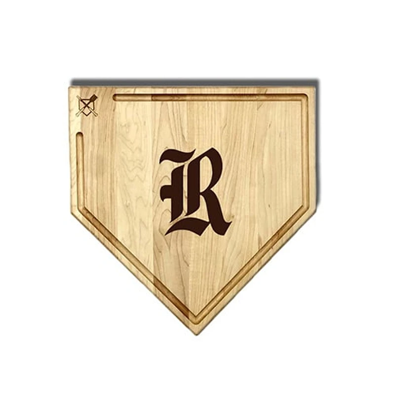 Jardine Rice Owls Baseball BBQ 17" x 17" Home Plate Cutting Board with Trough