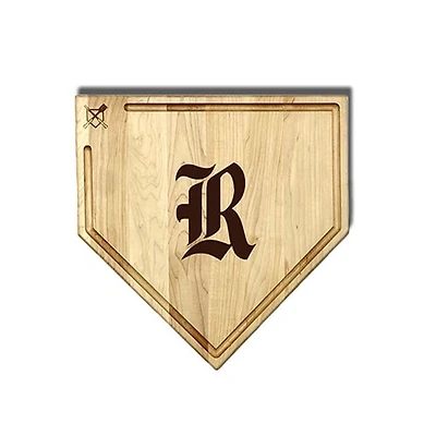 Jardine Rice Owls Baseball BBQ 17" x 17" Home Plate Cutting Board with Trough