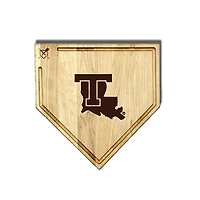 Jardine Louisiana Tech Bulldogs Baseball BBQ 17" x 17" Home Plate Cutting Board with Trough