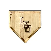 Jardine LSU Tigers Baseball BBQ 17" x 17" Home Plate Cutting Board with Trough