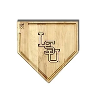 Jardine LSU Tigers Baseball BBQ 17" x 17" Home Plate Cutting Board with Trough