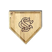 Jardine South Carolina Gamecocks Baseball BBQ 17" x 17" Home Plate Cutting Board with Trough
