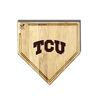 Jardine TCU Horned Frogs Baseball BBQ 17" x 17" Home Plate Cutting Board with Trough