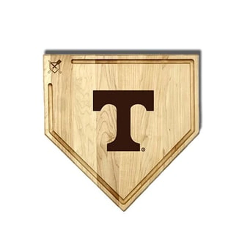 Jardine Tennessee Volunteers Baseball BBQ 17" x 17" Home Plate Cutting Board with Trough