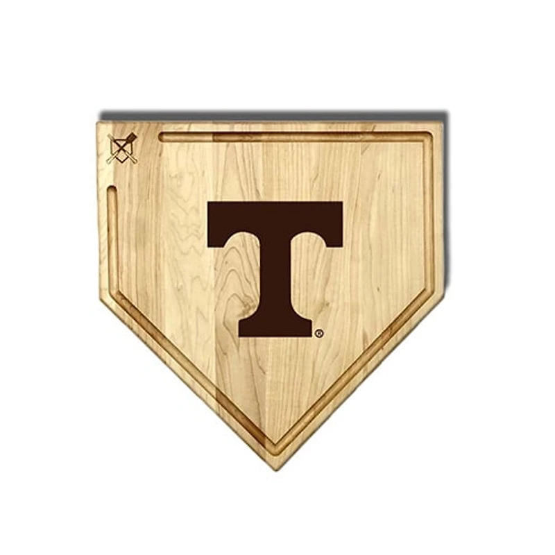 Jardine Tennessee Volunteers Baseball BBQ 17" x 17" Home Plate Cutting Board with Trough
