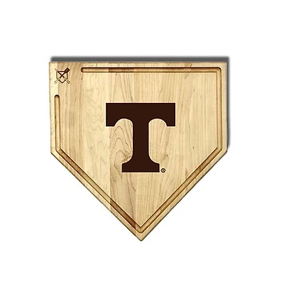Jardine Tennessee Volunteers Baseball BBQ 17" x 17" Home Plate Cutting Board with Trough