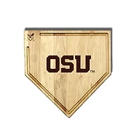 Jardine Oregon State Beavers Baseball BBQ 17" x 17" Home Plate Cutting Board with Trough